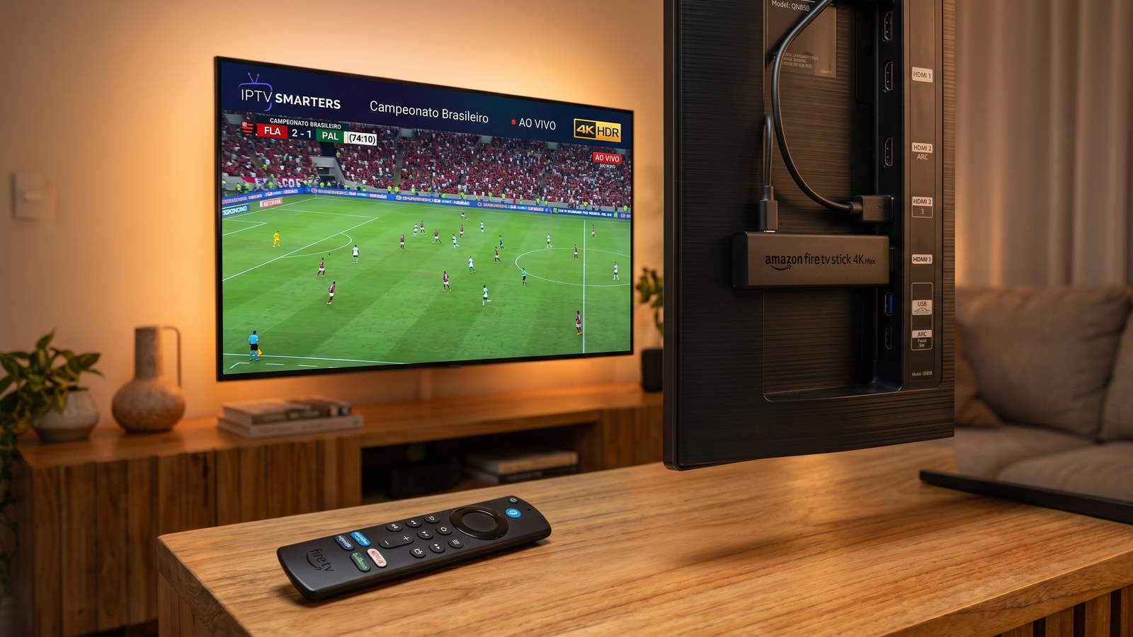 IPTV no Fire TV Stick 2026 — Setup, Apps e 4K HDR
